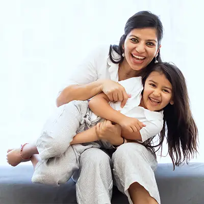 Deepa, A happy mother