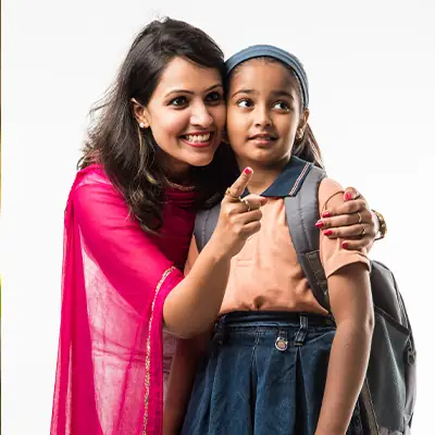 Poonam Choudhary, A mother of two beautiful girls